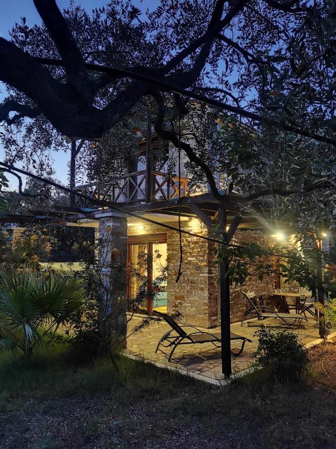 Elea Stone Houses In Organic Quiet Olive Grove, Prinos, Thassos Exterior photo