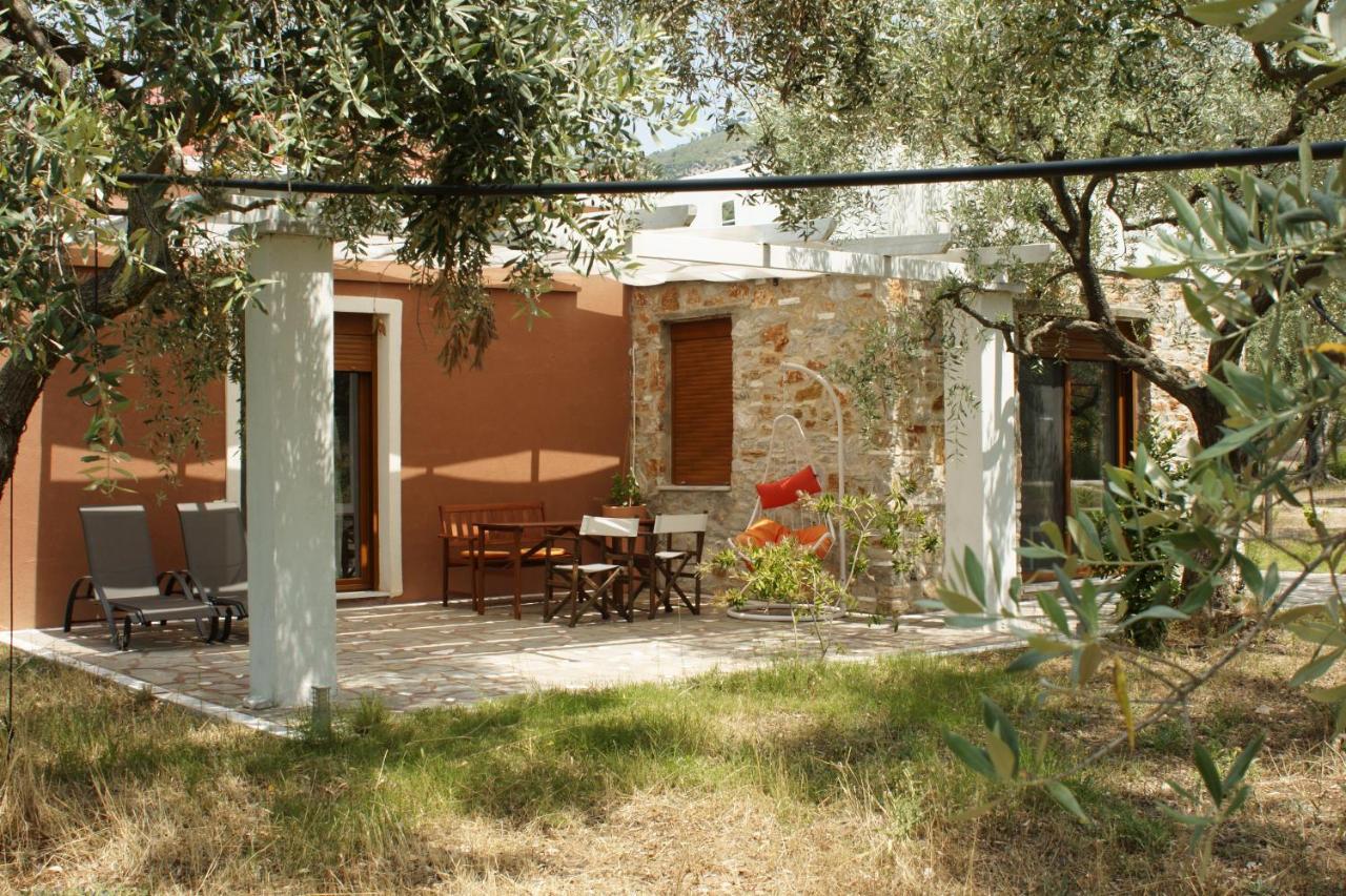 Elea Stone Houses In Organic Quiet Olive Grove, Prinos, Thassos Exterior photo